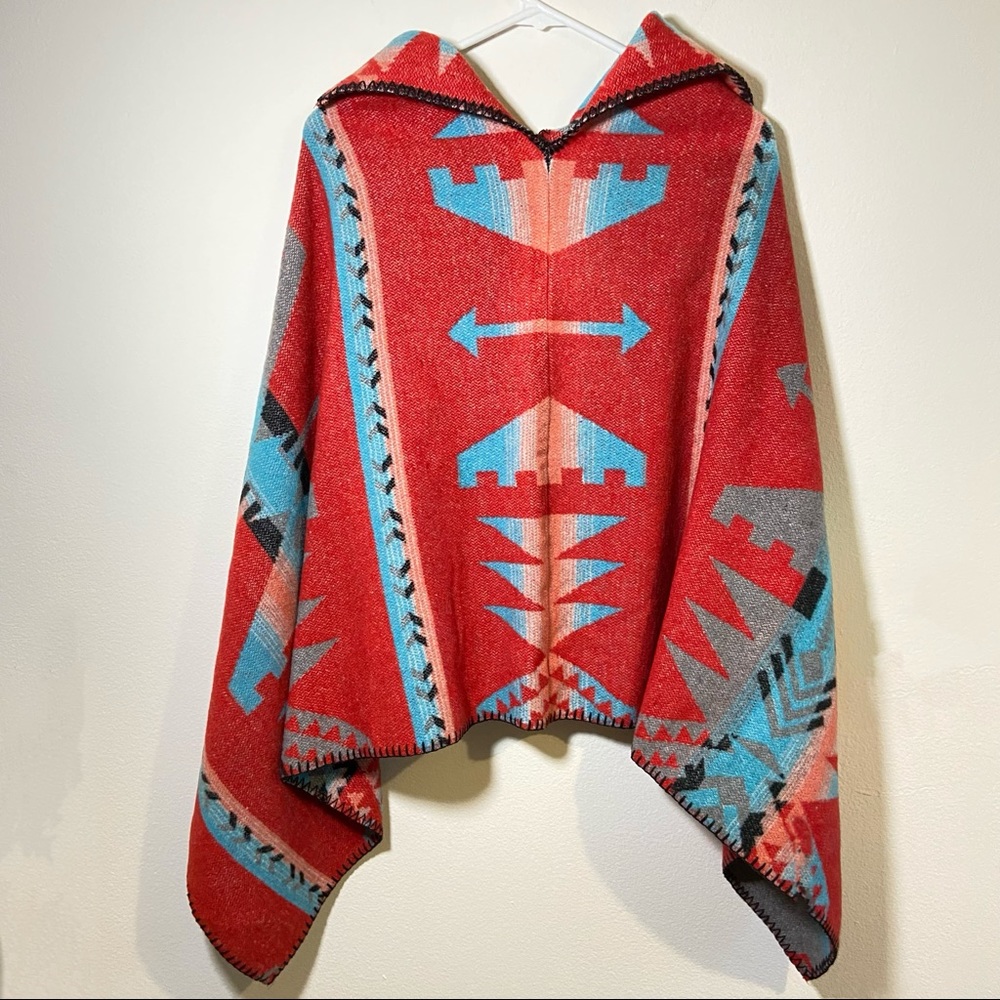 NWT Rhonda Stark kerchief Collar Poncho
